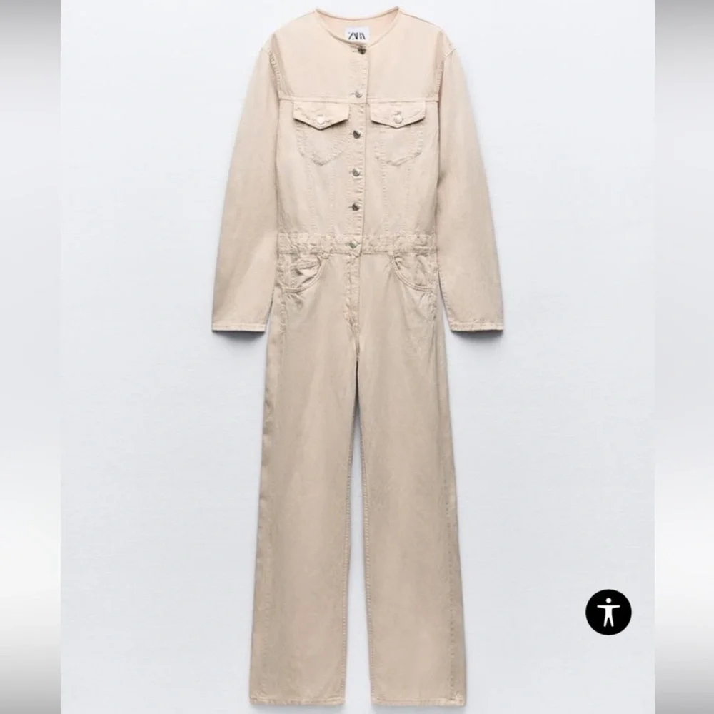 Zara Linen Jumpsuit